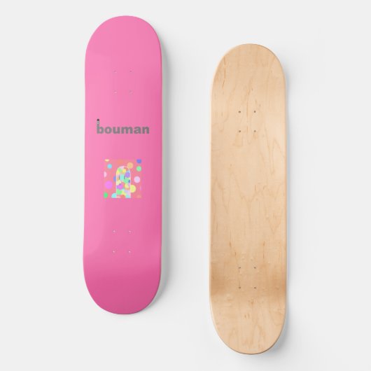 bouman167 vriendelijke regenboog#7 persoonlijk skateboard (Voorkant)