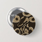 bouman252 ball python Axanthic Ronde Button 5,7 Cm (Voorkant /achterkant)