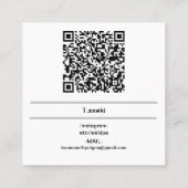 bouman446 manatee vierkante visitekaartje (Achterkant)