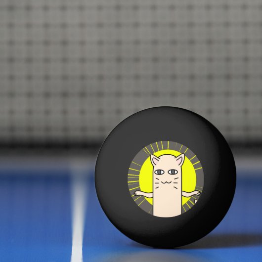 bouman74 cute cat pingpongbal (Net)