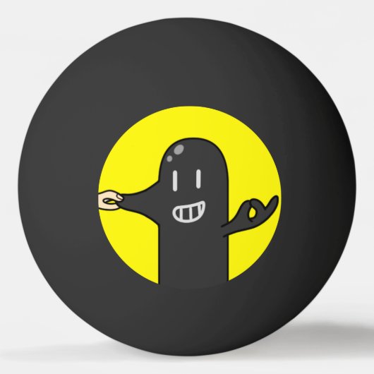 bouman91 Rubber~blackgold~ Pingpongbal (Voorkant)