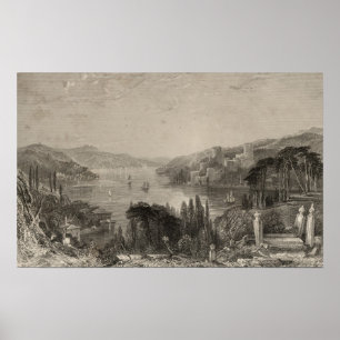 Boumeli Hissar of het Castle of Europe Poster