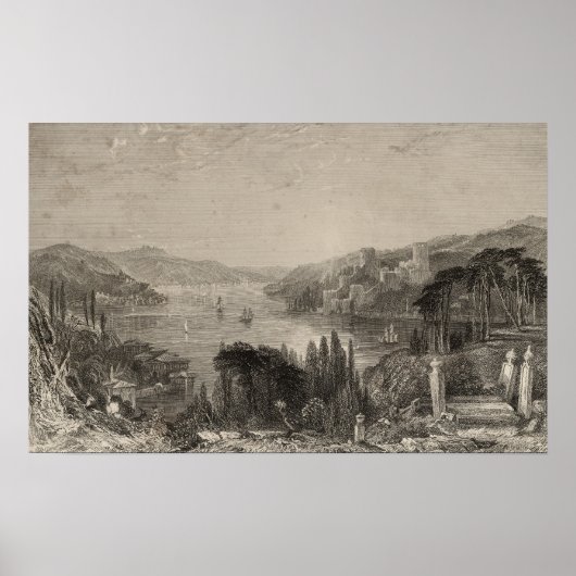 Boumeli Hissar of het Castle of Europe Poster (Voorkant)