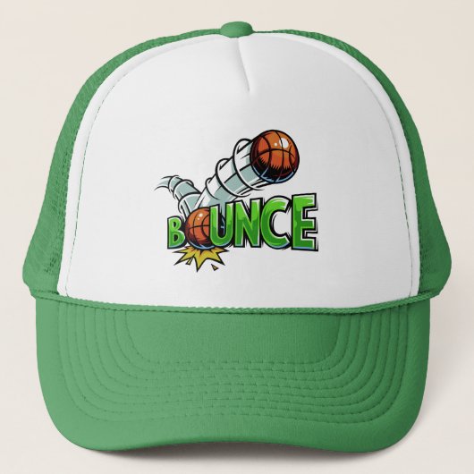BOUNCE Basketball vrachtwagenhoezen Trucker Pet (Voorkant)