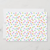 Bounce Birthday Party Invitation Kaart (Achterkant)