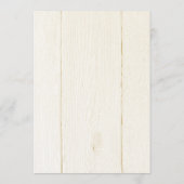 Bounce Calligraphy Swirly (Flat Gold) Wedding Menu (Achterkant)