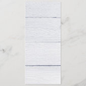 Bounce Calligraphy Swirly (Navy Blue) Wedding Menu (Achterkant)