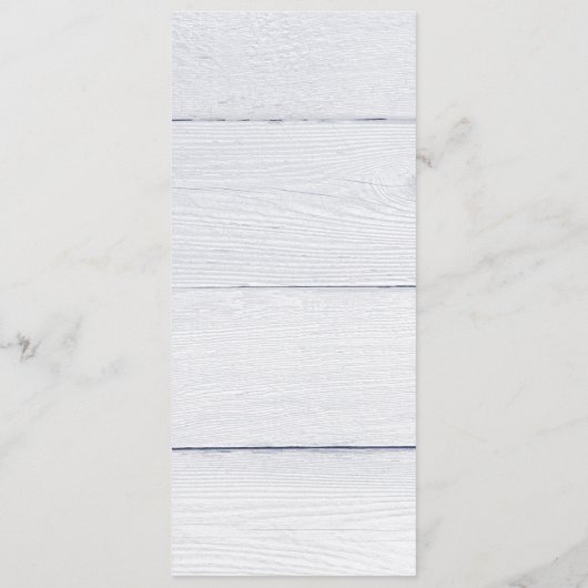 Bounce Calligraphy Swirly (Navy Blue) Wedding Menu (Achterkant)