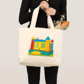Bounce Castle Grote Tote Bag (Voorkant (product))