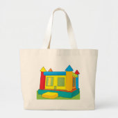 Bounce Castle Grote Tote Bag (Voorkant)