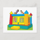 Bounce Castle Kinderen Briefkaart (Voorkant)