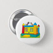 Bounce Castle Kinderen Ronde Button 5,7 Cm (Voorkant /achterkant)