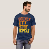 Bounce hit score Herhaal Spikeball T-shirt (Voorkant volledig)