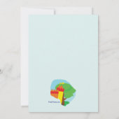 Bounce House Birthday Party Kaart (Achterkant)