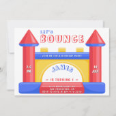 Bounce House Birthday Party Kaart (Voorkant)