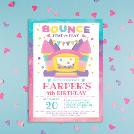 Bounce House Birthday Party Kaart