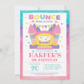 Bounce House Birthday Party Kaart (Voorkant)