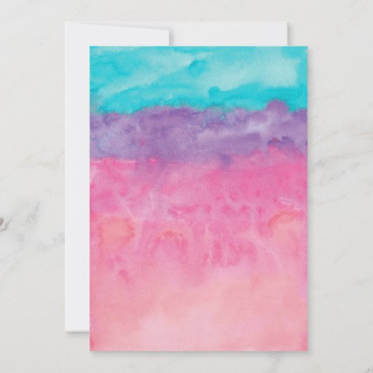 Bounce House Birthday Party Kaart (Achterkant)