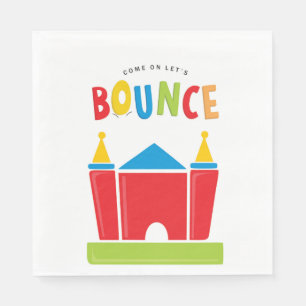 Bounce House Birthday Party Supply Servet