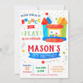 Bounce House Birthday Party Uitnodigingen (Voorkant)