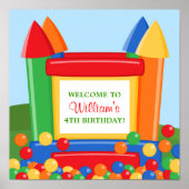 Bounce House Birthday Poster (Voorkant)