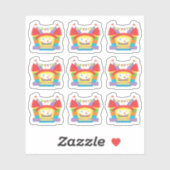 Bounce House Birthday Sticker (Vel)