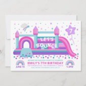 Bounce House Birthday Uitnodiging (Voorkant)