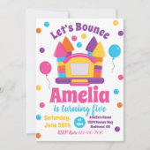 Bounce House Birthday Uitnodiging (Voorkant)