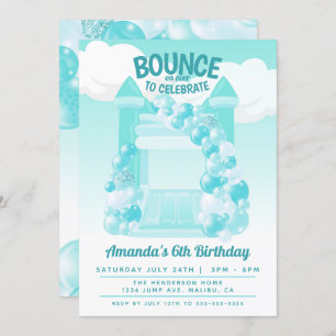 Bounce House Birthday Uitnodiging