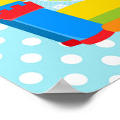 Bounce House Bouncy Castle Birthday Boy Poster (Hoek)