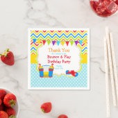 Bounce House Bouncy Castle Verjaardagsfeest Servet (Insitu)