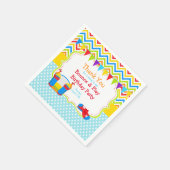 Bounce House Bouncy Castle Verjaardagsfeest Servet (Hoek)