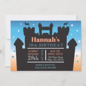 BOUNCE HOUSE CASTLE VERJAARDAGSFEEST OPBLAASBARE s Kaart (Voorkant)