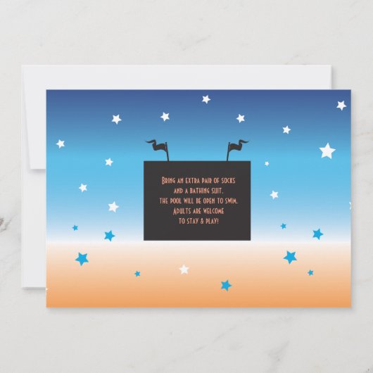 BOUNCE HOUSE CASTLE VERJAARDAGSFEEST OPBLAASBARE s Kaart (Achterkant)