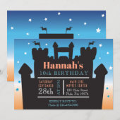 BOUNCE HOUSE CASTLE VERJAARDAGSFEEST OPBLAASBARE s Kaart (Voorkant / Achterkant)