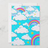 Bounce House Eenhoorn Meisjes Kinderen Verjaardags Kaart (Achterkant)