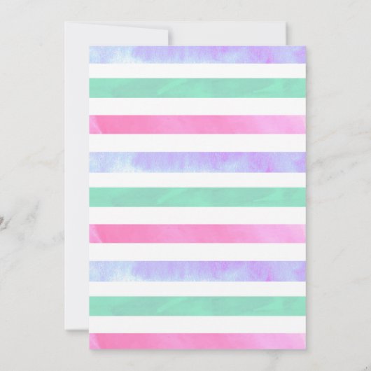 Bounce House Jump Birthday Uitnodigingen voor meis (Achterkant)