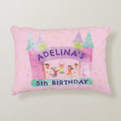 Bounce House Jump Spelen Gymnastiek Kinderen Verja Accent Kussen (Voorkant)