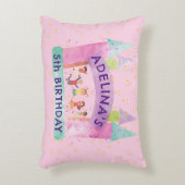 Bounce House Jump Spelen Gymnastiek Kinderen Verja Accent Kussen (Voorkant(Verticaal))