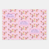 Bounce House Jump Spelen Gymnastiek Kinderen Verja Inpakpapier Vel (Voorkant)