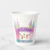 Bounce House Jump Spelen Gymnastiek Kinderen Verja Papieren Bekers (Voorkant)