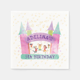 Bounce House Jump Spelen Gymnastiek Kinderen Verja Servet