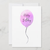 Bounce House Jump Trampoline Meisje Verjaardagsfee Kaart (Achterkant)