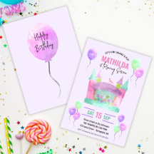 Bounce House Jump Trampoline Meisje Verjaardagsfee