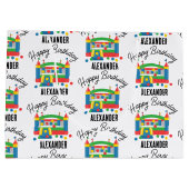 Bounce House Jumping Castle Ball Kinder naam Groot Cadeauzakje (Achterkant)