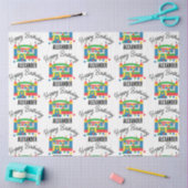 Bounce House Jumping Castle Ball Kinder naam Tissuepapier (Craft)