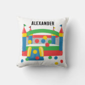 Bounce House Jumping Castle Ball Schattige patroon Kussen (Voorkant)