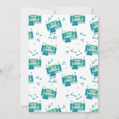 Bounce House Jumping Castle Boys Verjaardagsfeest Kaart (Achterkant)