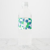 Bounce House Jumping Castle Boys Verjaardagsfeest Waterfles Etiket (Achterkant)