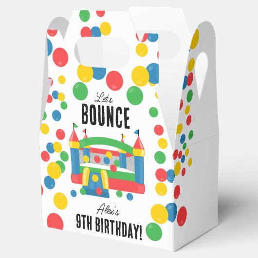 Bounce House Jumping Castle Kids Verjaardagsfeest Bedankdoosjes (Geopend)